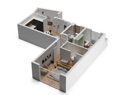 Piantina 3d